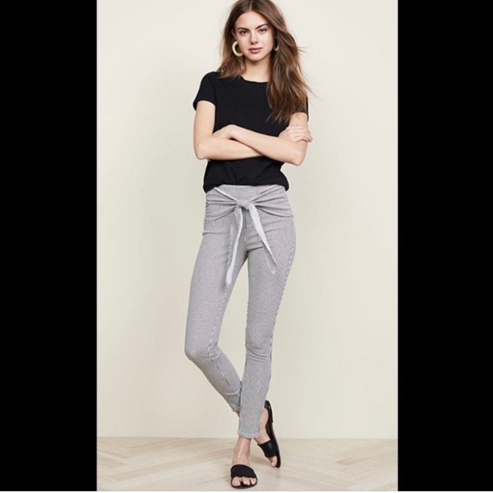 Scotch & Soda Dans La Nuit White and Blue Stripes Skinny Denim Pants Size 26